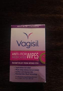 Vagisil wipes $3