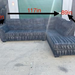 Charcoal 2pc Sectional By Ashley’s (DELIVERY AVAILABLE)
