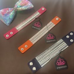 Bracelet, Hair Bow, Wrap Bracelets, Hair Clips