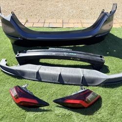 2023-2025 Honda Civic Hatchback Rear Bumper/ Taillights/ Bar Reinforcement/lower Balance 