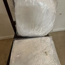 Lace Wedding Veil Chapel