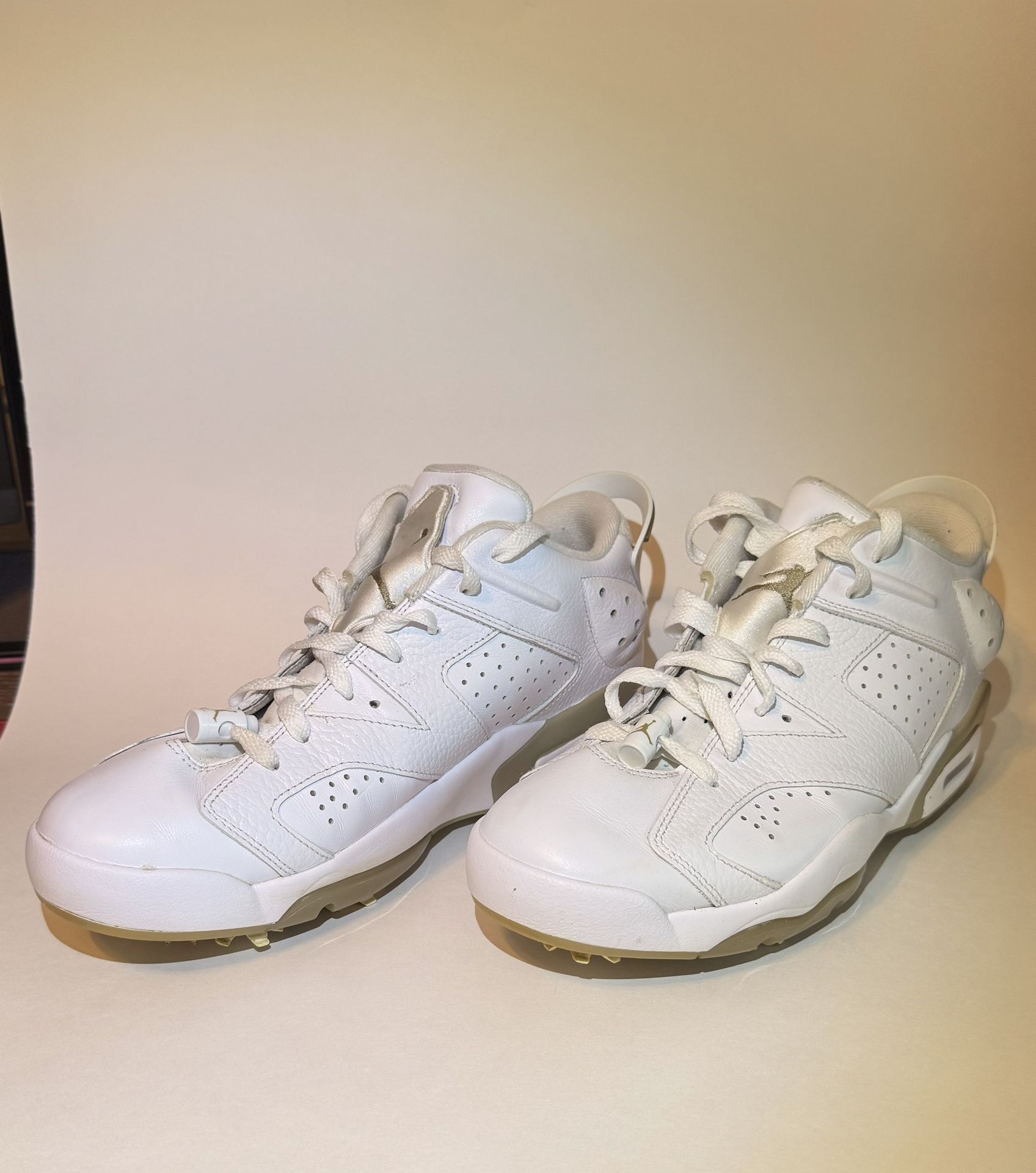 Jordan 6 Retro Low Golf Shoes 10.5 Men White Khaki