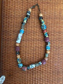 Hand painted necklace