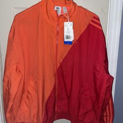 New Adidas Women Windbreaker  jacket 