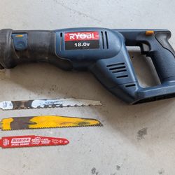 Ryobi Cordless Sawzall And Blades