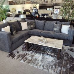 DISPLAY SALE!!! Sectional W/Pillows / Made In The USA ONLY $1249