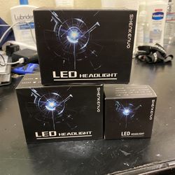 Led Headlight For Dodge Charger 2011-2014 Set 6000k Pure White