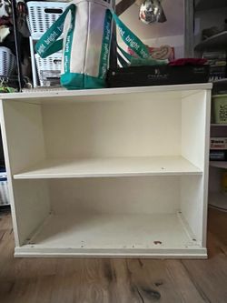 2-Tier White Shelf