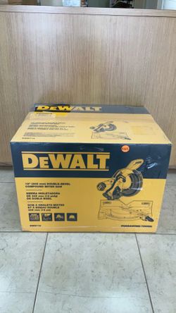 DEWALT DWS716 12” (305mm) DOUBLE-BEVEL COMPOUND MITER SAW.