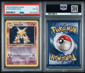 Pokemon card , psa slab alakazam 🔥