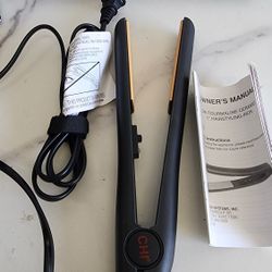 CHI Style Series 1" Tourmaline Ceramic Hairstyling Iron Matte Black