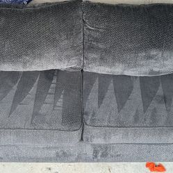 Dark Blue/Gray Couch