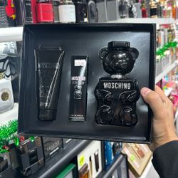 Brand New Moschino Toy Boy Gift Set Cologne Men Man 3pcs Perfumes Low Price 