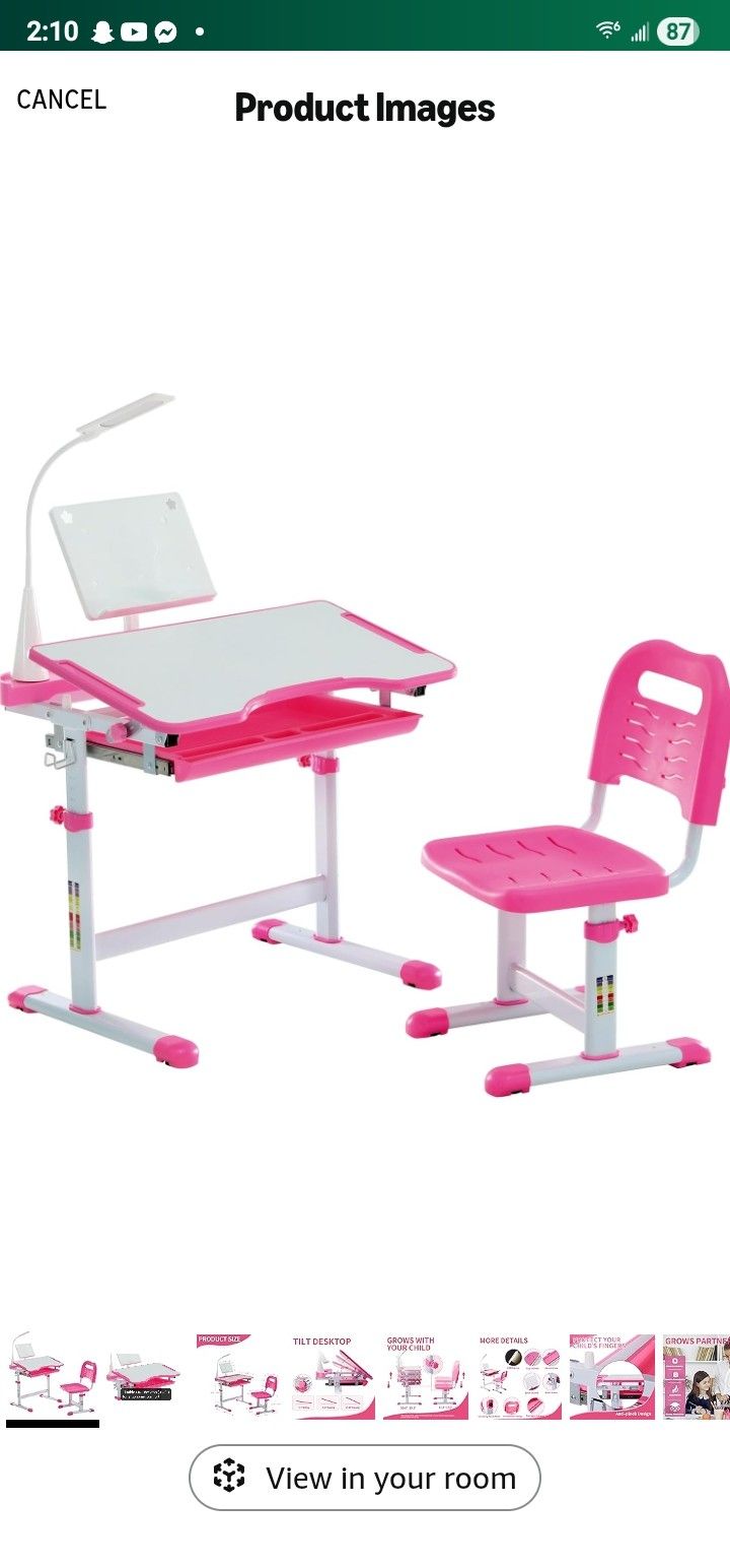 Desk And Chair Set