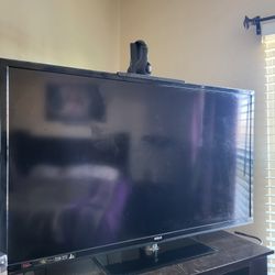 RCA 50 INCH TV WITH REMOTE  (NOT A SMART TV)