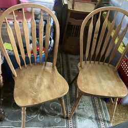 Wooden chairs 