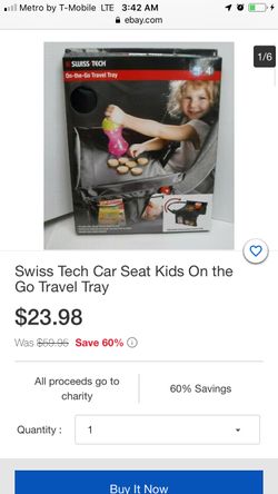 KIDS TRAVEL TRAY