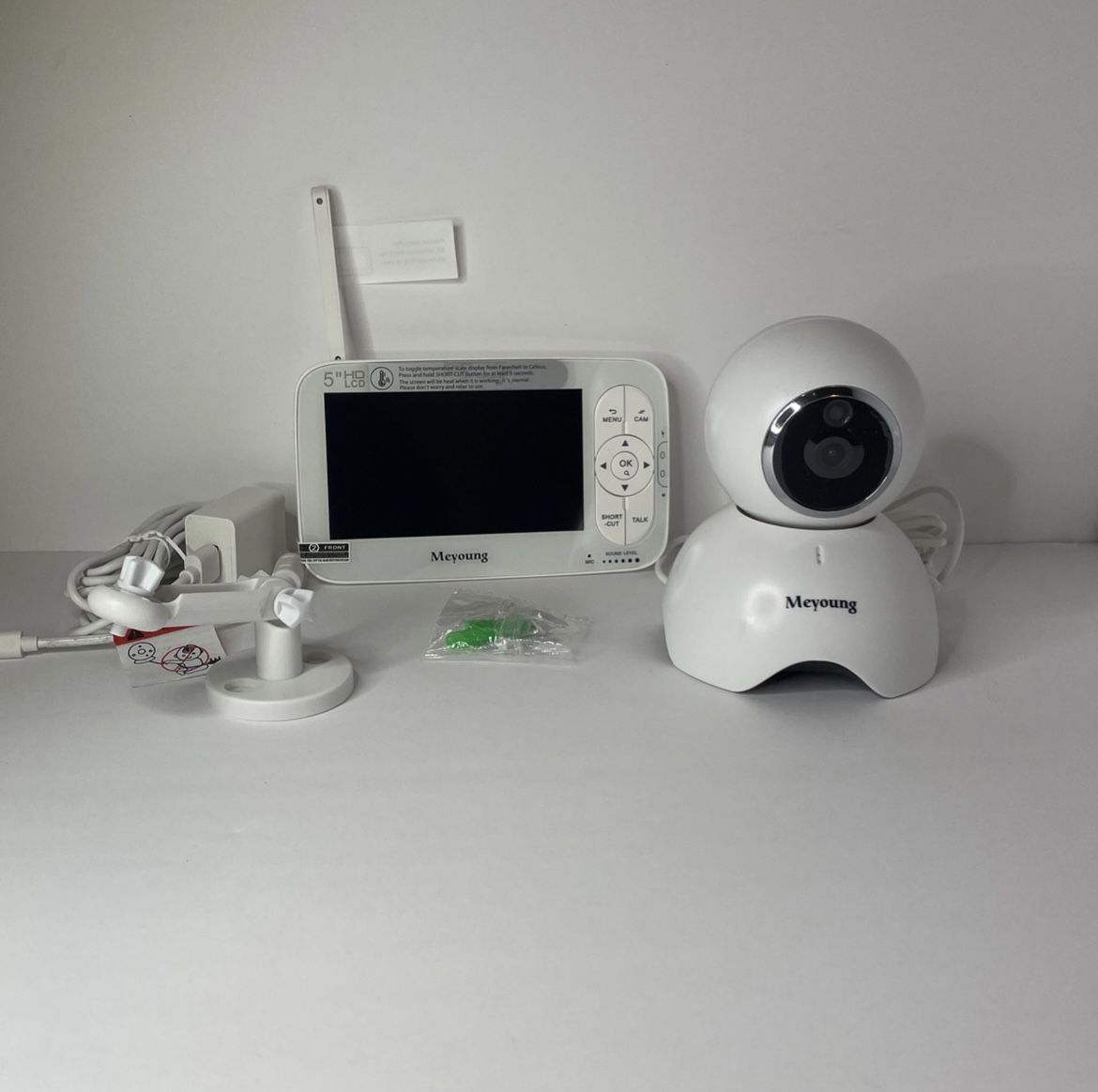 Baby Monitor With 5” HD LCD Handheld Screen (Two-Way Talk,Night Vision,Temperature Monitor, Sound Detection, Five Lullabies, 900ft (No Wifi Needed)