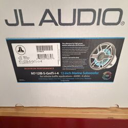 JL Audio M7 12” Marine Subwoofer – Titanium Grille (600W) 