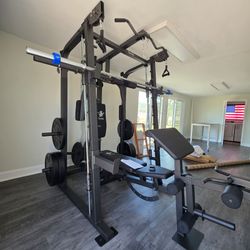 Smith Machine 2001 | Multi-Use Adj Bench | Gym Equipment | Fitness | Squat Rack | Excercise |🔴WEIGHTS AND BARBELL SOLD SEPARATELY 🔴 FREE DELIVERY 🚚