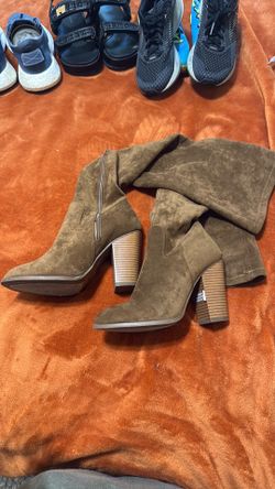 Suede Boot heels
