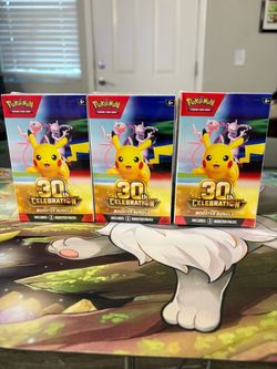 3 Pokemon: 30th Celebration Booster Bundles