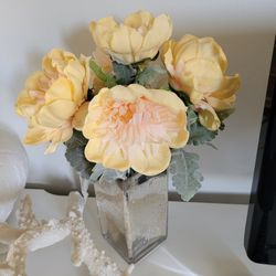 Gorgeous Dec Flowers With Vase.H 17"