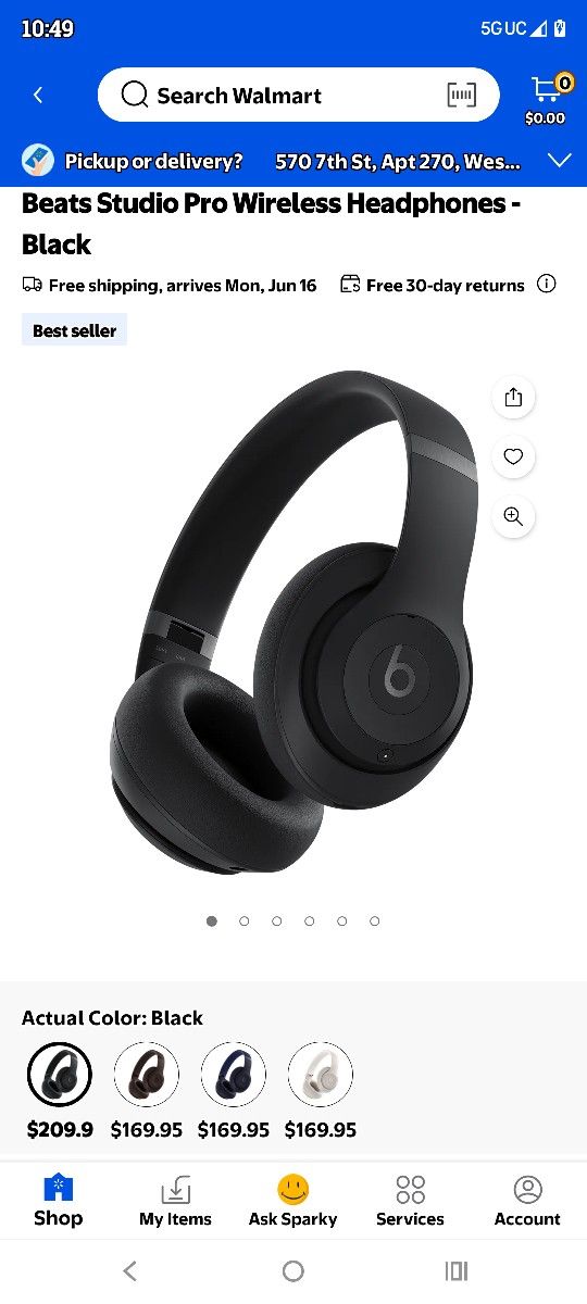 Beats Studio Pro Wireless Bluetooth Headphones