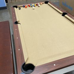 Hathaway Newport Stylish 7 Ft Multi Game Pool Table Combo with Dining Top and Ping Pong