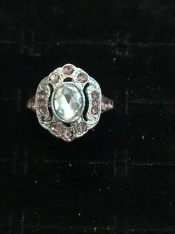 Size 9 silver ring