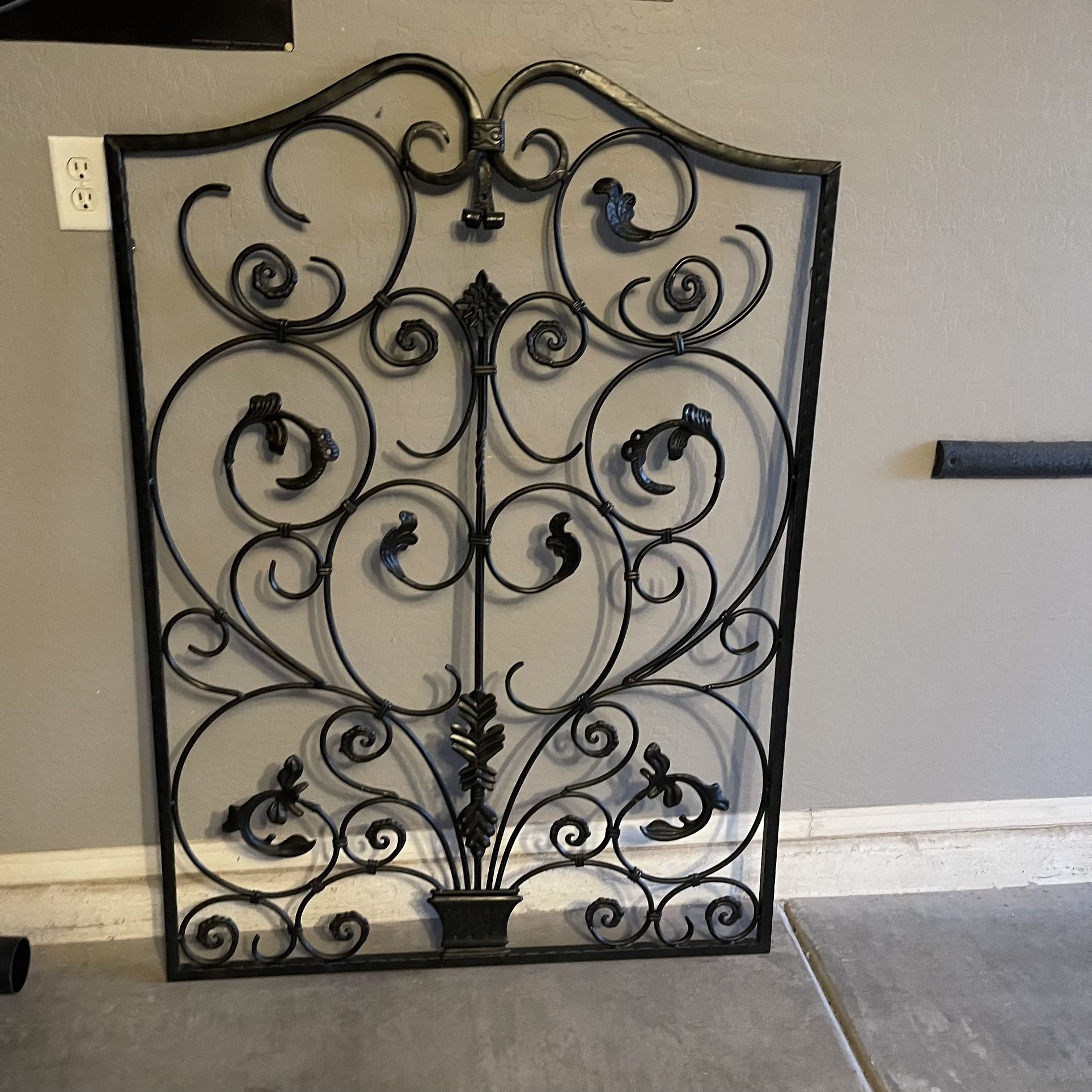 Large hanging wall Art Iron