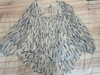 Floral Print Tiered Blouse