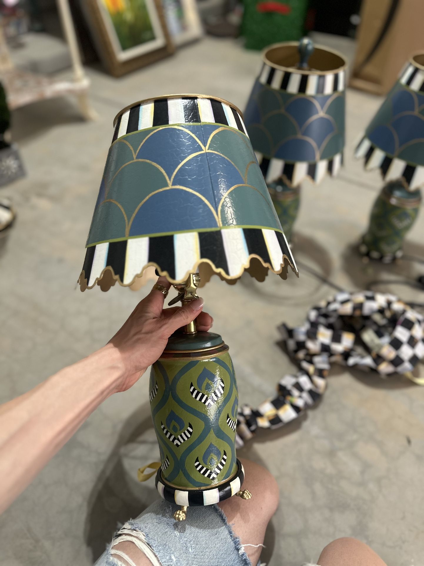 Mackenzie-Child’s Madras table Lamp