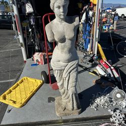 Beautiful Statue Of Greek Goddess Solid Concrete 