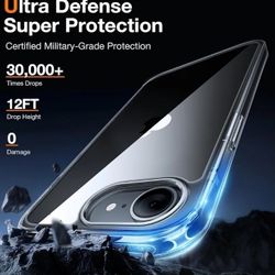 TORRAS Guardian Diamond Clear for iPhone 16e Case 2025, [Non-Yellowing] Military-Grade Test Protection Durable 16e Case Slim Thin Anti-Scratch DIY-But