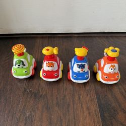 Toys- Baby Toy Cars Toddler 1 -2 Year Old Cartoon Wind up Cars Press and Go