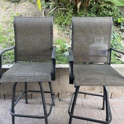 Patio bar chairs