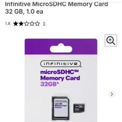 MicroSd Memory Card W Adapter 32gb