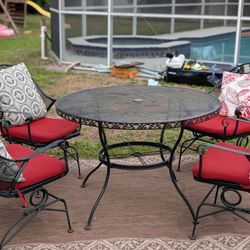 Table And Rocking Chair Set