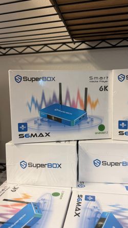 SuperBox S6 Max Streaming Media Player Android TV Box 6K Ultra HD Smart TV Device