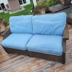 Wicker Outdoor Love Seat 