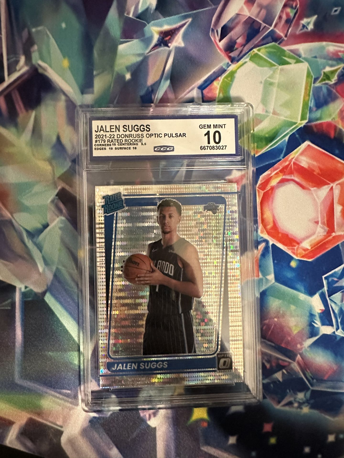 Jalen Suggs Rated Rookie Gem Mint 10