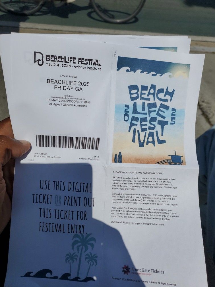 2 GA TICKETS