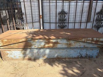 Vintage truck bed tool box  62”