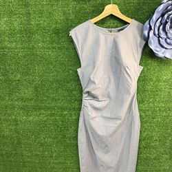 maeve anthropologie Light Gray Pencil Dress Size Xs NWT Brand New