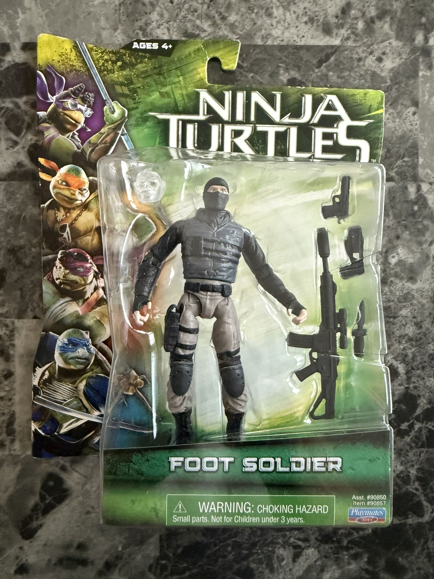 TMNT THE MOVIE 2014 Foot Soldiers x4 LOT NEW