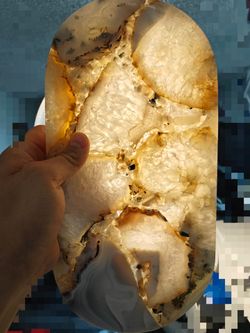 Natural agate tray