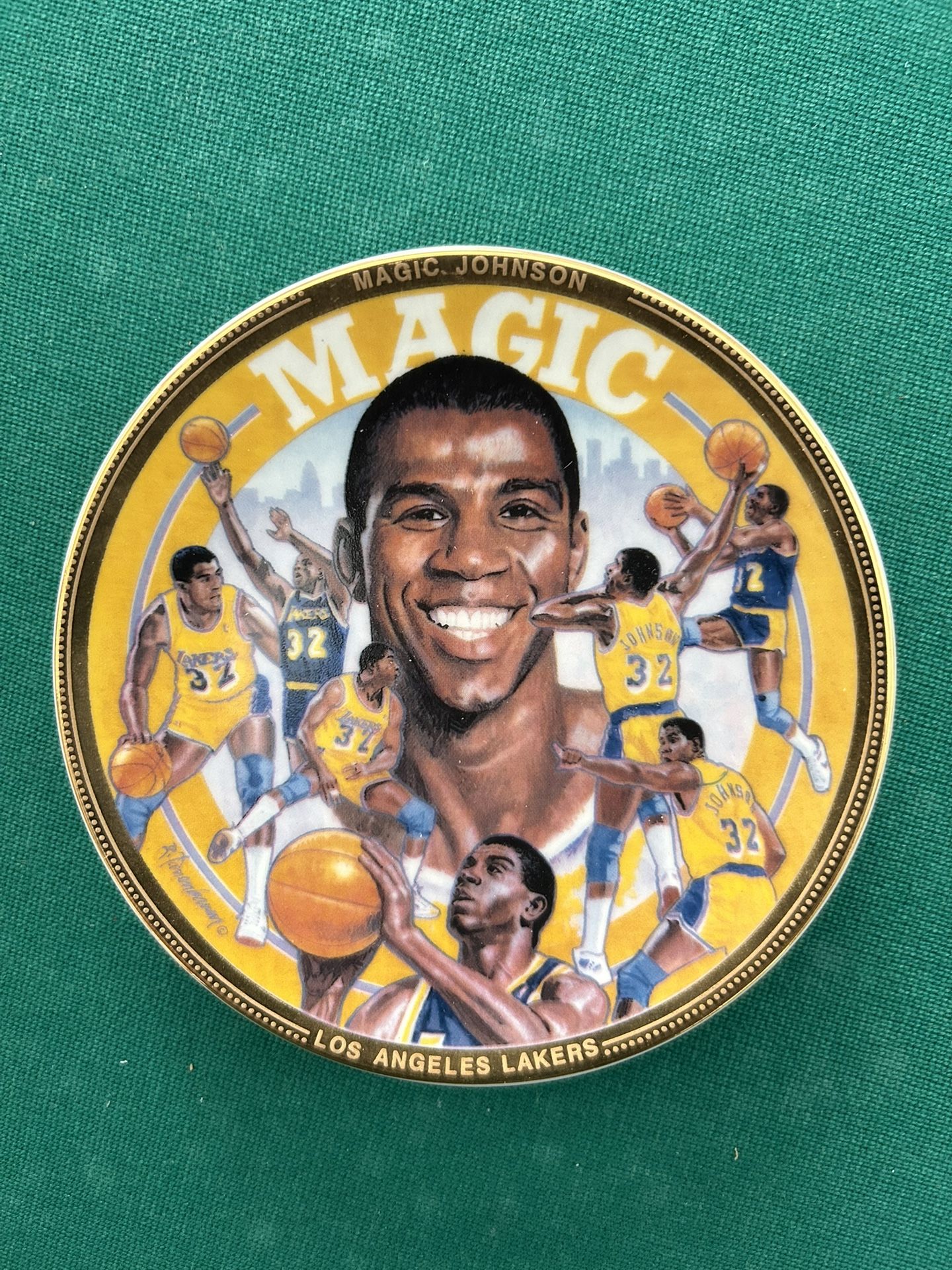 1992 Magic Johnson Mini Collectors Plate
