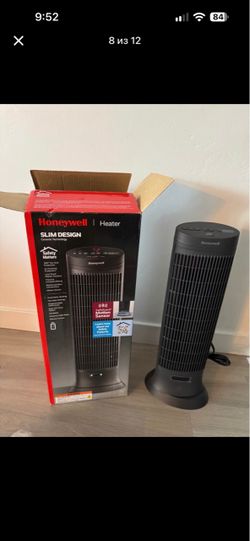 NEW Honeywell Digital Ceramic Tower Heater w/Motion Sensor, Black