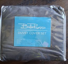 BELLA RUSSO DUVET COVER SET storm gray